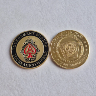 큰나무 홀덤 포커 올인칩 칩프로텍터 칩키퍼 카드가드, 토너먼트우승, 1개, 골드