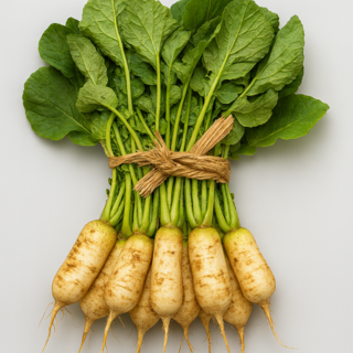 국내산 제철 총각무 알타리 무우 (알타리무 초롱무), 1개, 4단 (약 6kg)