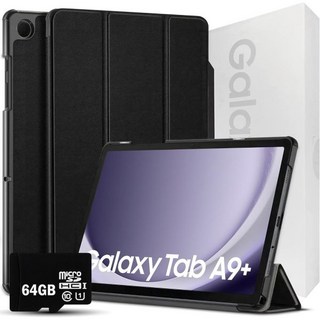 삼성 2024 갤럭시 탭 A9 11인치 128GB 5G | 안드로이드 13 WiFi 터치스크린 인터내셔널 | 대형 화면 쿼드 스피커 슬림 | 태블릿 번들 - 하드 백 트라이, 1개