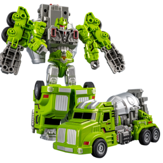 레미콘 변신로봇 3종, 1개, 초록