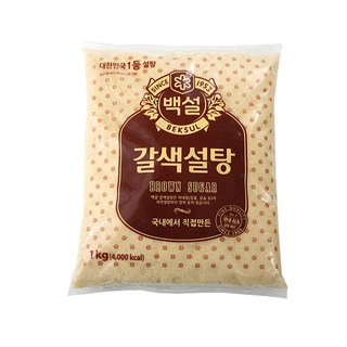 백설 갈색설탕, 1kg, 1개