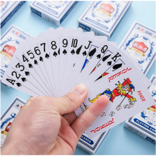 트럼프카드 코팅 종이 원카드 보드 게임 마술, 1개