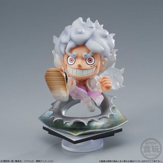 【M.M小舖 現貨】BANDAI 食玩 Niformation 航海王 蒙其·D·魯夫 5檔 公仔 模型, 1個