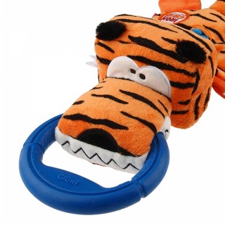 GIGWI 긱위 기그위 강아지 터그 놀이 TRP 핸들 장난감 호랑이, 1개