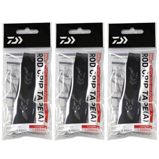 한국다이와 로드그립 테이프 낚시대 그립 보호 수축 고무, 3개, 블랙