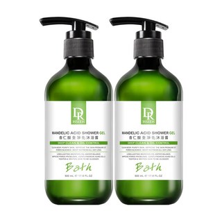 Dr.Hsieh 達特醫 杏仁酸抗痘沐浴露 500mL 背痘 胸口痘 果酸沐浴乳, 2個, 杏仁酸沐浴露500ml