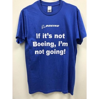 Boeing T恤 /If it's not Boeing I'm not going!/ 藍色 S號, 1個