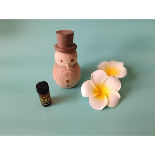 創意造型雪人擴香木(買就送精油) 居家擴香 無火擴香 尾牙抽獎 交換禮物 辦公室擴香 海蒂小舖, 1個, 擴香木雪人+茶樹3ml, 茶樹