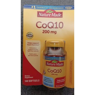 Nature Made 輔酶CoQ10 200mg, 140個, 1顆