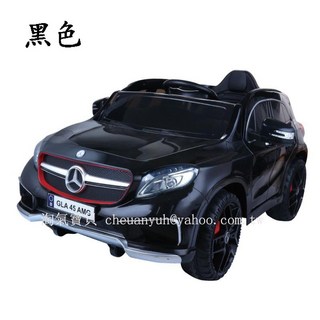 淘氣寶貝 新款兒童電動車 1011兒童玩具車 電動童車 寶寶生日禮物 四輪汽車 奔馳童車, 經典黑, 1個