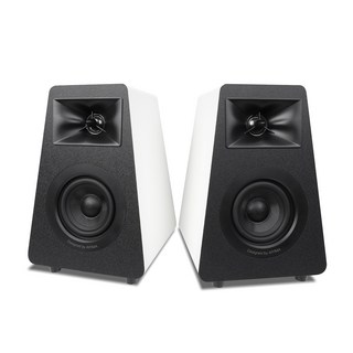 AIYIMA S30 액티브 책장 스피커 블루투스 5.3 나무 100W 스튜디오 모니터 스피커 하이파이 홈 시어터 서브우퍼, 화이트