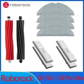 로보락 S8 Pro Ultra 예비 부품 100개 듀얼롤러 메인 사이드 브러쉬 HEPA 필터 먼지 봉투 액세서리, 19 10pcs, 19 10pcs