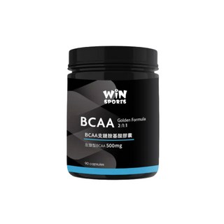 WIN SPORTS BCAA 支鏈胺基酸膠囊 2:1:1 500mg 90粒, 1個, 90顆