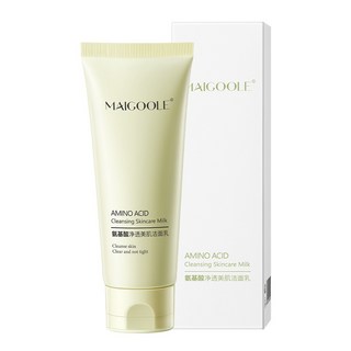 玫黛琳氨基痠洗麵奶 美白潔面乳 抖音爆款 深層清潔 美白洗面乳 保濕 控油 潔面乳 洗面乳男女 天然成分 適合所有膚質, 1個, 1PCS