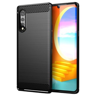 LG Velvet 蛋糕機手機殼 碳纖維拉絲 防摔耐磨輕薄保護套