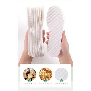 台灣 拋棄式 超薄 木漿 鞋墊 一次性 透氣 舒適 吸汗 腳汗 跟鞋 專用 男女適用, 1個, 格紋薄款,38