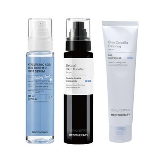 MEDITHERAPY藍色積雪草乖乖霜100ml+A醛精華+333玻尿酸精華(組合), 3件, 100ml