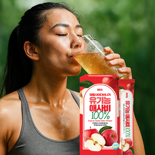 DAY 유기농 애사비 100% 애플사이다비니거/스틱/자연발효/사과초모식초/고함량유기산/휴대용, 15g, 30개