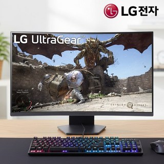 LG 울트라기어 27인치 게이밍모니터 27GS60QC QHD 커브드 1ms 180Hz HDR10, 울트라기어 27GS60QC, 68.4cm