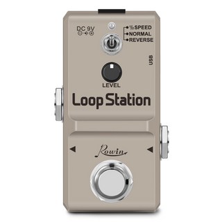 ROWIN 로윈 LOOP LN-332S 전자기타 이펙터 페달 루프 스테이션, 1개