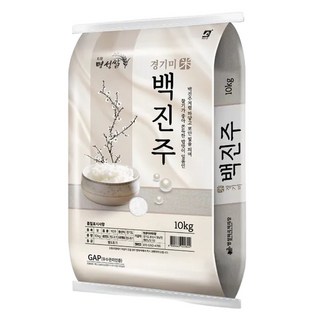 25년산 햅쌀 경기미 백진주10kg 상등급 당일도정, 10kg, 1개