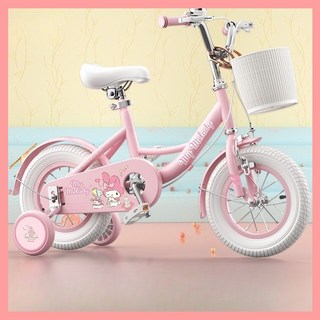 산리오 네발 보조바퀴 자전거, 마이멜로디A, 121cm, 1개