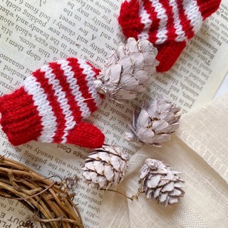 （買三送一）天然松果小松花聖誕擺飾：聖誕花圈材料、聖誕樹裝飾、櫥窗陳列，營造溫馨節慶氛圍, 單份5個, 1個