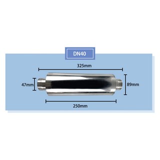 외부 스레드 스테인레스 스틸 소음기 머플러 공기 송풍기 고압 진공 펌프 와류 G1 G2, G1 5 DN40, 1개
