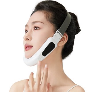 ERANSTAR V-line 무선 LED 얼굴 마사지기 [이중턱 턱살관리/윤곽 브이라인/갈바닉 얼굴 붓기], K328