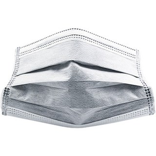 四層活性碳熔噴布一次性拋棄式進口成人口罩 防塵口罩【Y9901】, 灰色, 1個, 50片