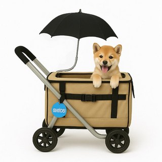 파파스 강아지 유모차 양산 햇빛가리개 우산 캐노피, 1개