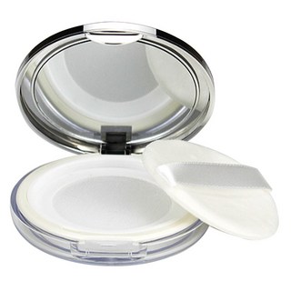 휴대용 탄력 파우더 용기 (쿠션퍼프 포함), 1개, 실버