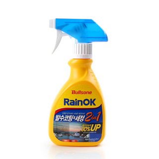 불스원 레인OK 발수코팅제 세정 2in1 유리세정제 유리코팅제 발수스프레이, 1개, 280ml