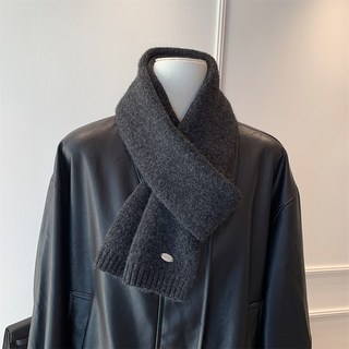 젬버트 데일리 심플 부드러운 울 니트 머플러 목도리