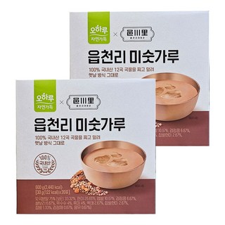 오하루 자연가득 읍천리 미숫가루, 600g, 2개