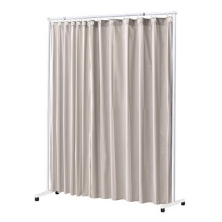 【巴塞隆納】161.5-210.5公分伸縮隔間屏風架S-41-03附滾輪可擴充旋轉固定可摺疊收納, 尊爵灰, 1個