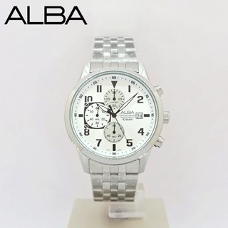 삼정시계 ALBA 알바 ACTIVE 쿼츠 크로노그래프 메탈 남성 손목시계 AM3A13X1