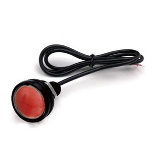 SLO LED 鎖牙式鷹眼燈 高亮度車用LED燈 多色可選 簡易安裝, 紅光, 1個