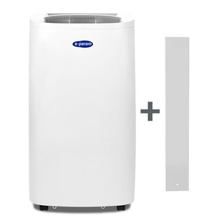 이파람 1등급 인버터 듀얼 덕트 호스 이동식 에어컨 실외기 없는 소형 이동형 작은방 원룸, 단품 + 연장 창문 칸막이