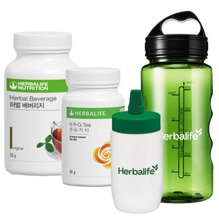 허벌라이프 허벌베버리지 100g+엔알지티+물병 1리터+파우더용기 300ml
