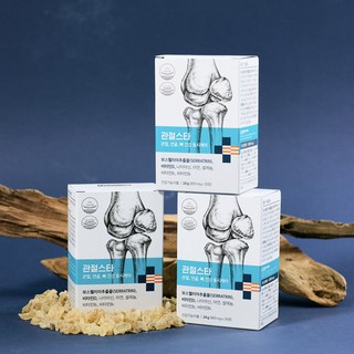 관절스타 보스웰리아 비타민D 영양제 관절 연골 뼈 무릎 세라트린 식약처 인정, 3박스, 30정