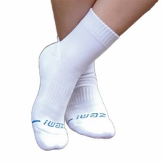 吸濕排汗運動襪 毛巾底短襪 (登山健走籃球適用) SP007B, 1個, L (26-28 公分)