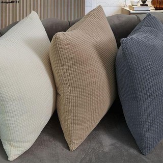 簡約純色沙發抱枕靠墊：客廳床頭辦公室午睡腰枕，可拆洗多尺寸選擇