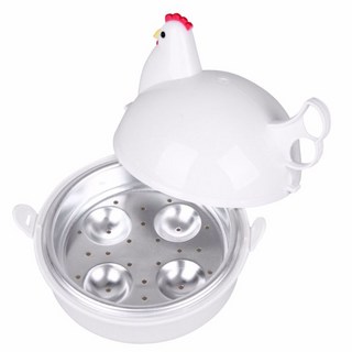 위시월드 꼬꼬 계란 찜기 삶는기계 4구, 1개