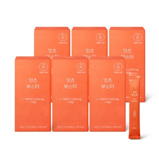 네츄럴굿띵스 NGT 잇츠 부스터 아르기닌 에너지, 6박스, 280g