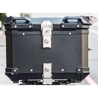 瘋馬車舖 EPIC快拆機車鋁箱 收納箱 置物箱 漢堡箱 後箱(36 45 55 65公升) 黑 銀兩色, 1個, 36公升(黑)