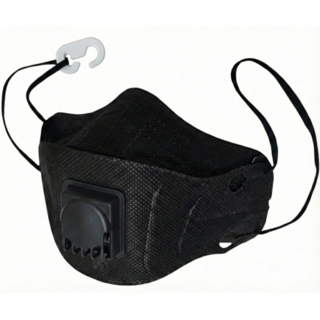 [B편한숨] 하얀들 1급 방진마스크 끈조절 접이식, 블랙, 30개