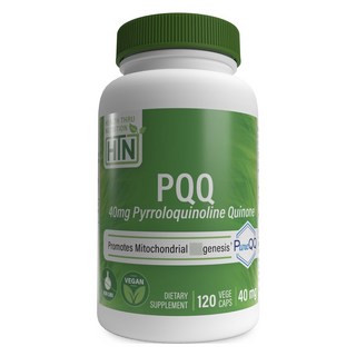 Health Thru Nutrition PQQ 40毫克吡咯喹啉醌素食膠囊, 1個, 120顆