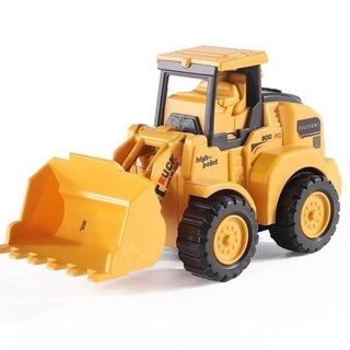 仿真工程吊車玩具模型，兒童益智工程車玩具，逼真吊車模型玩具, 堆土機, 1個