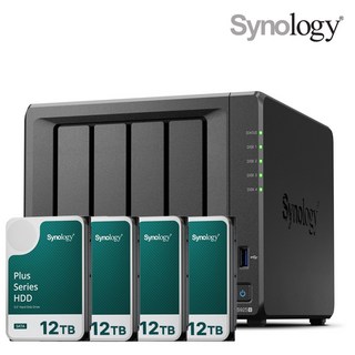 [ 시놀로지 공식총판 ] 시놀로지 나스 DS925+4bay [64TB]HAT3310-16TBX4EA 합본 기업용 NAS